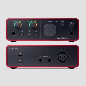 focusrite scarlett solo 4rd gen sau