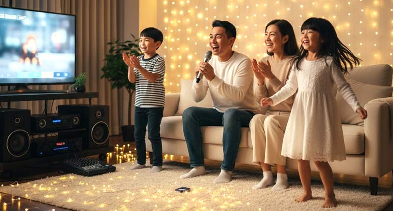 dan karaoke gia dinh sum vay