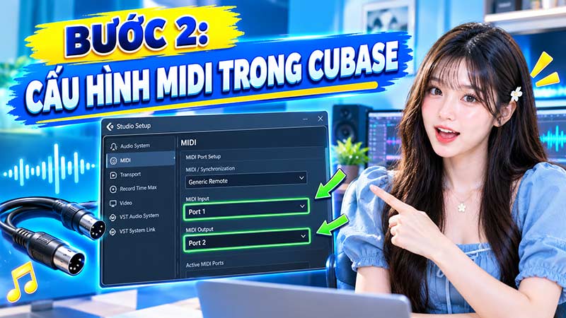 Cấu hình midi